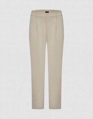 Grey Urban Revivo Knitted Straight Men's Pants | 81436XDOT