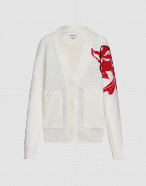 Multicolor Urban Revivo V Neck Button Up Women's Cardigan | 19470LUSF